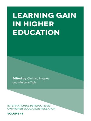 cover image of Learning Gain in Higher Education